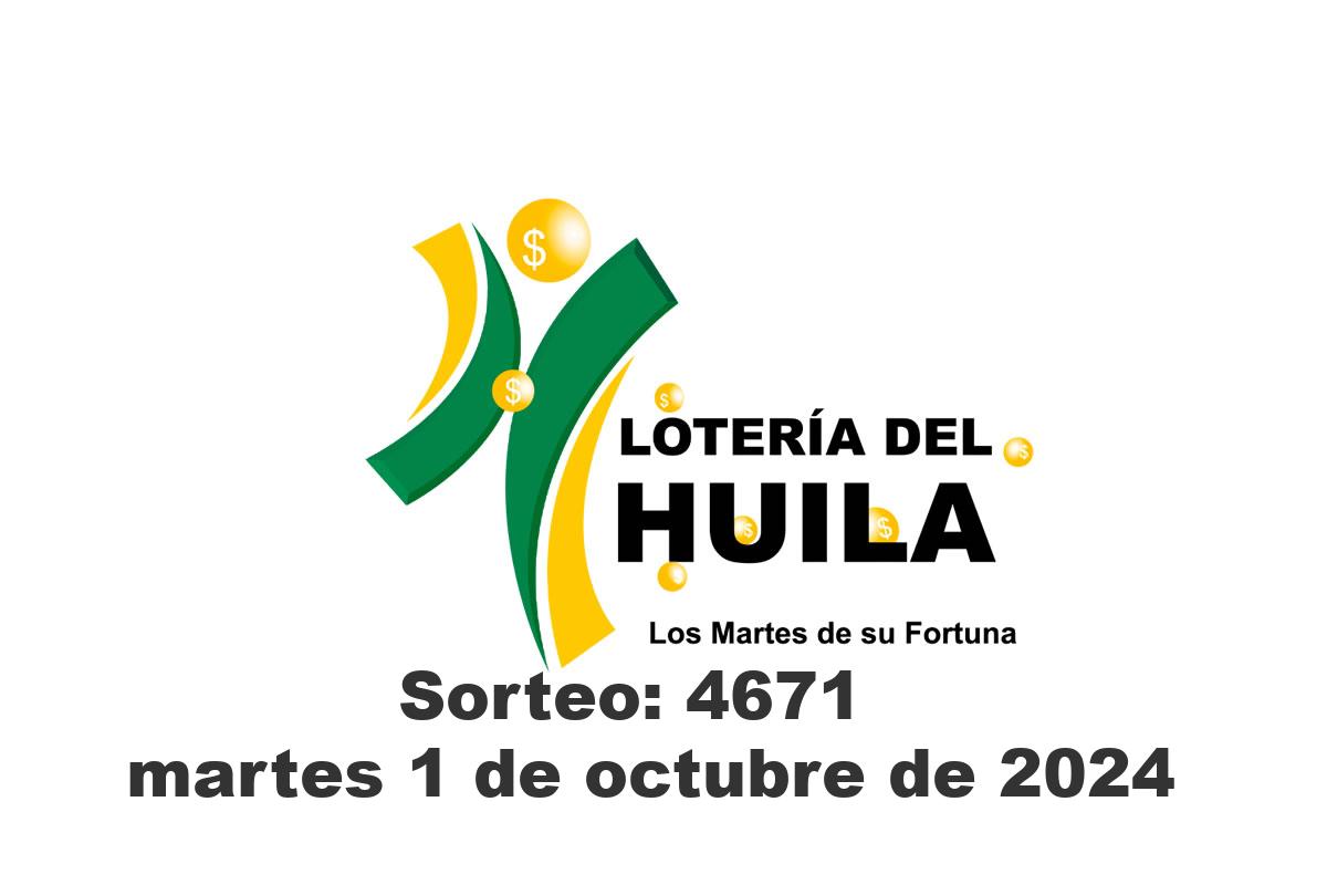 Lotería del Huila Martes 1 de Octubre del 2024