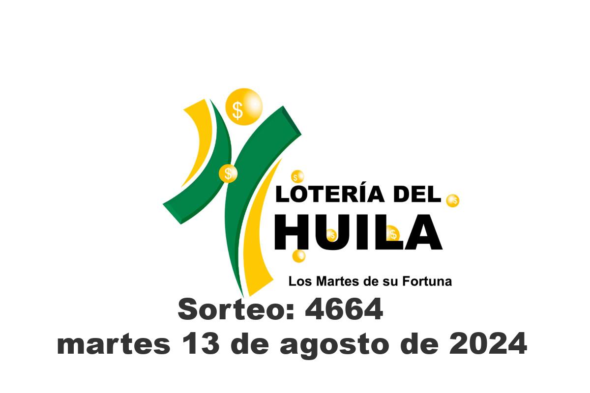 Lotería del Huila Martes 13 de Agosto del 2024