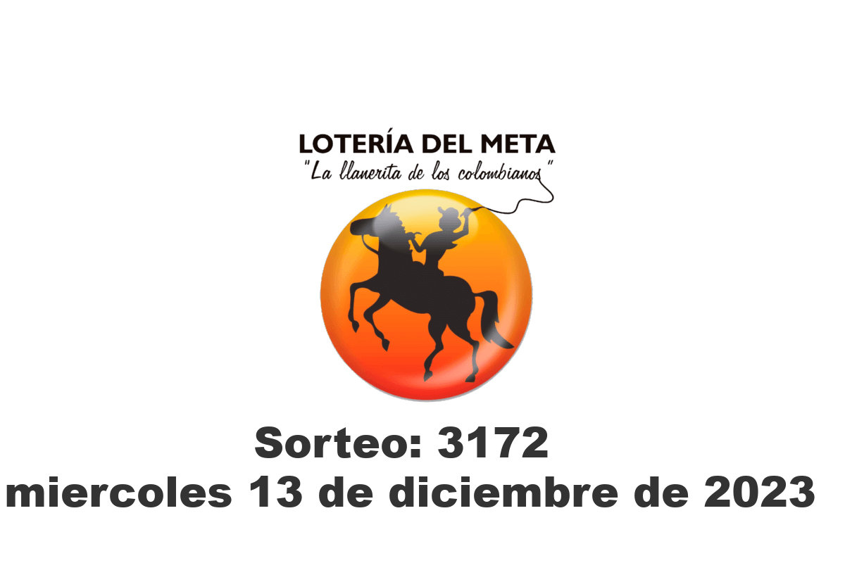 Lotería del Meta Miércoles 13 de Diciembre del 2023