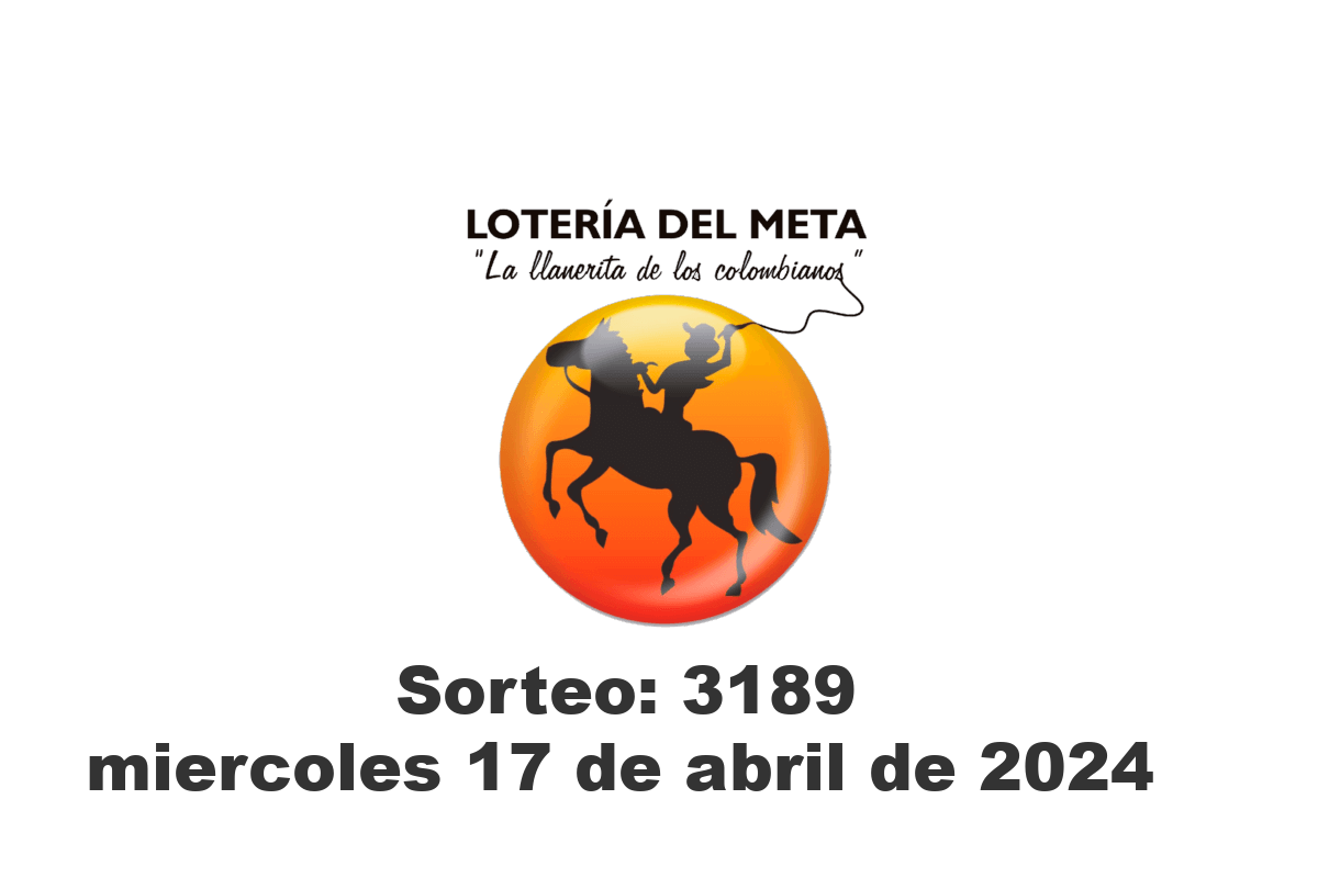 Lotería del Meta Miércoles 17 de Abril del 2024