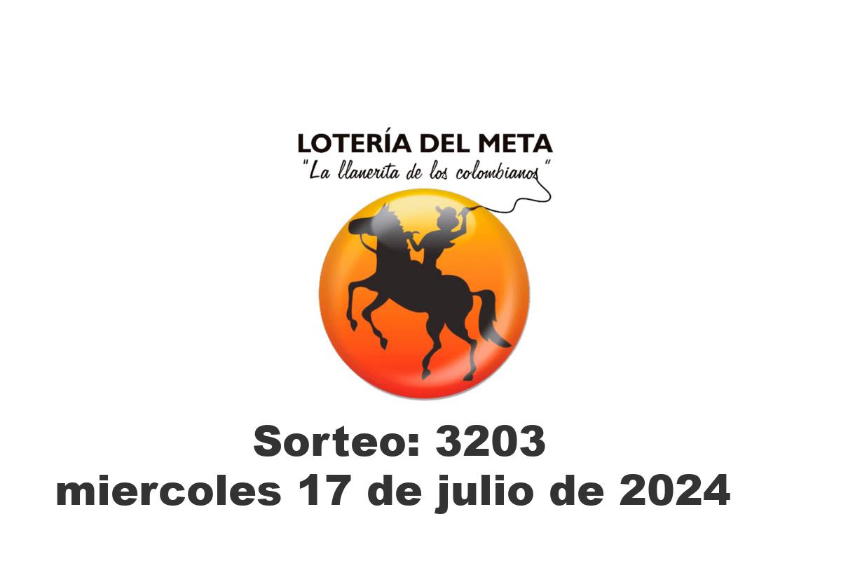 Lotería del Meta Miércoles 17 de Julio del 2024