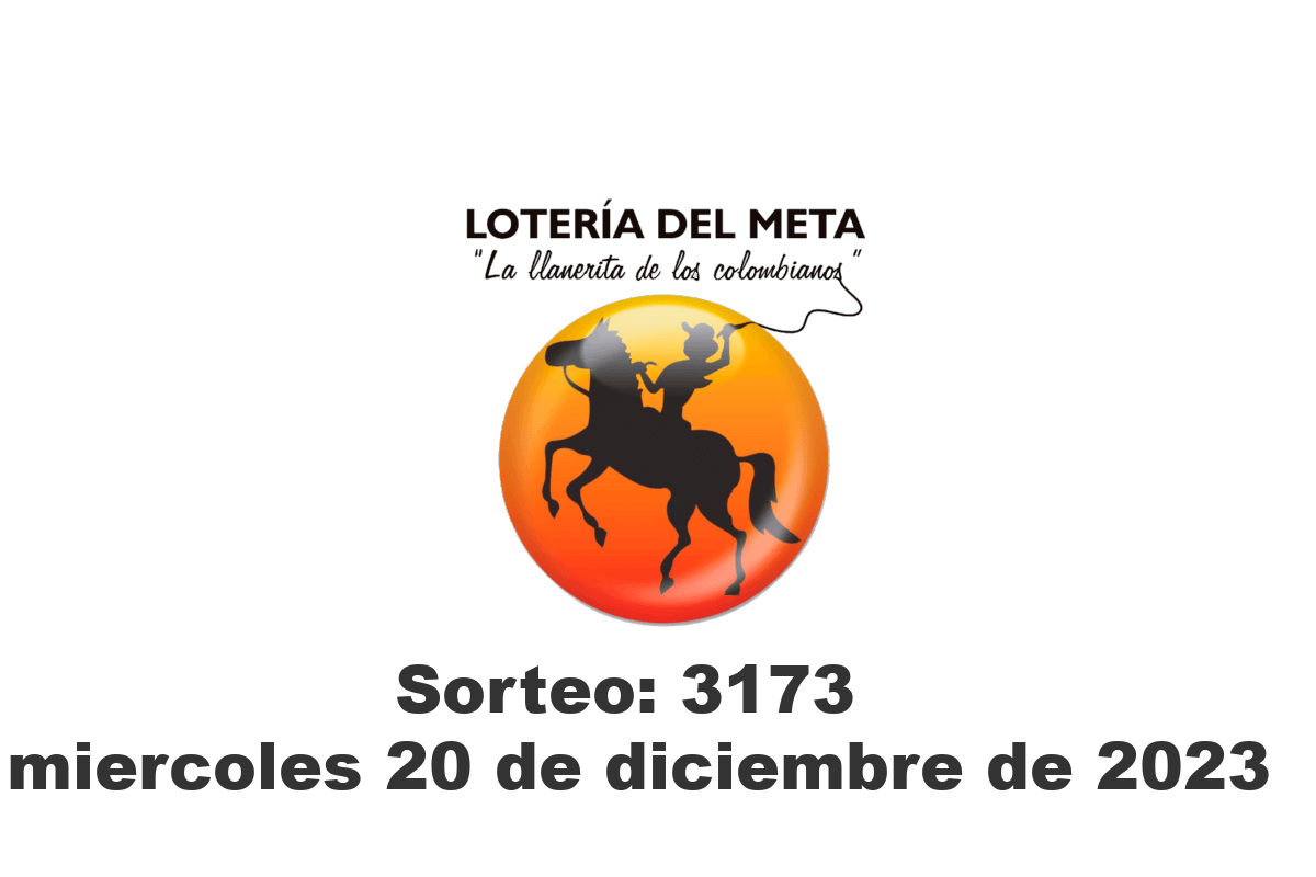 Lotería del Meta Miércoles 20 de Diciembre del 2023
