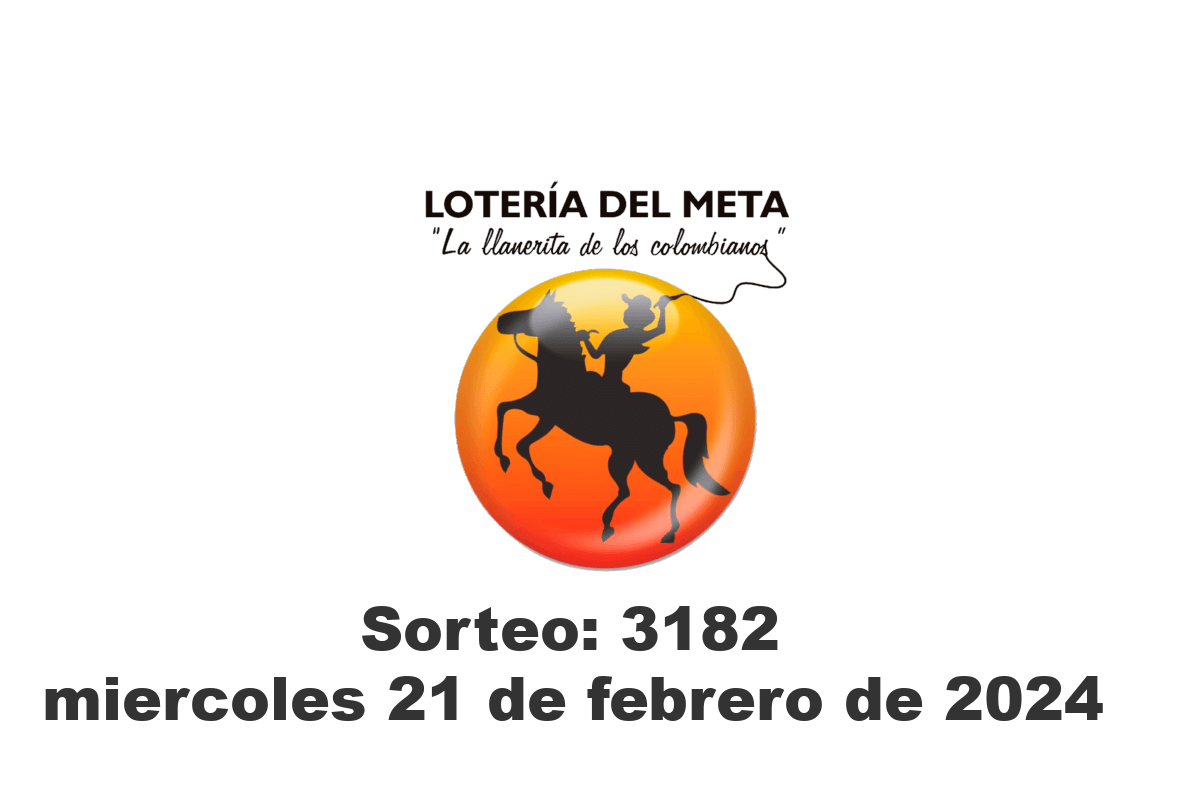 Lotería del Meta Miércoles 21 de Febrero del 2024