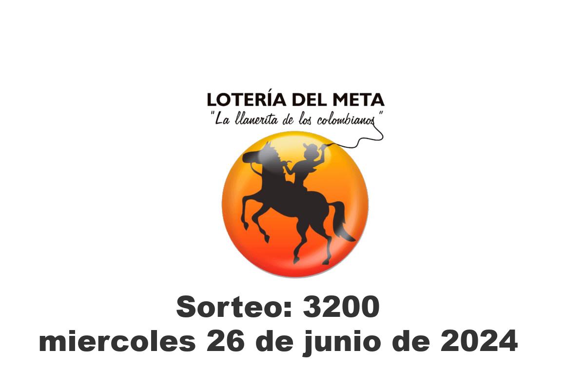 Lotería del Meta Miércoles 26 de Junio del 2024