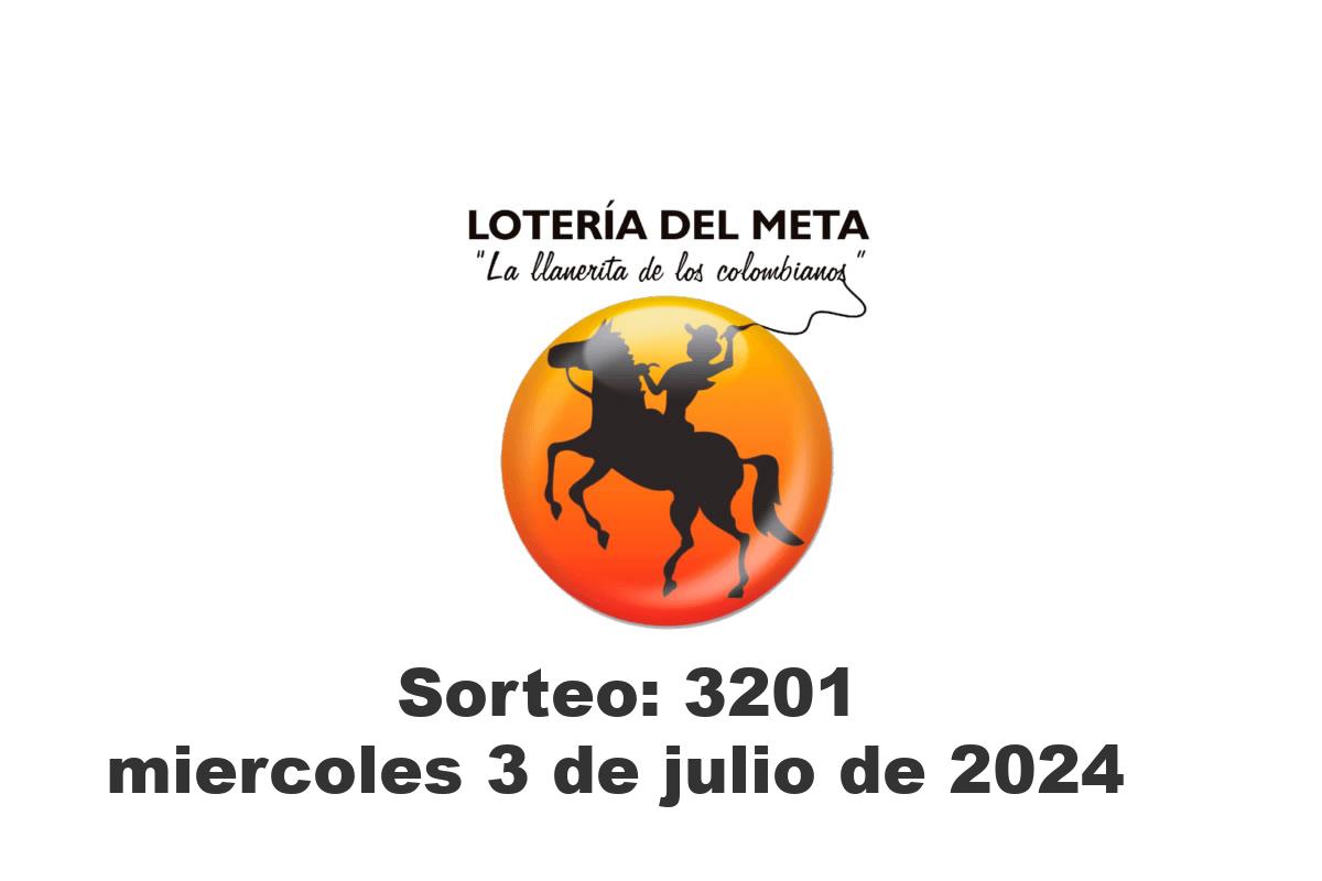 Lotería del Meta Miércoles 3 de Julio del 2024