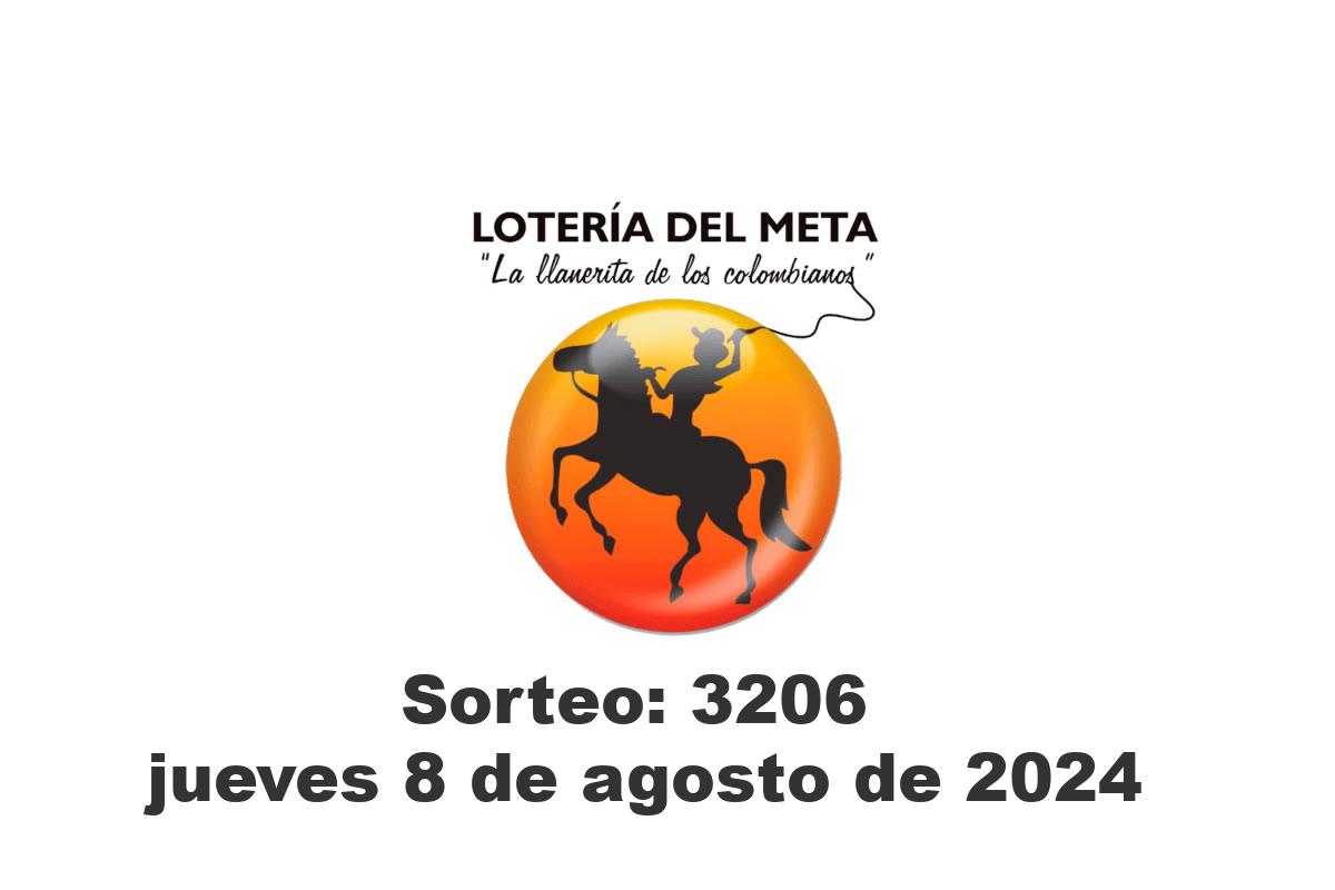 Lotería del Meta Jueves 8 de Agosto del 2024