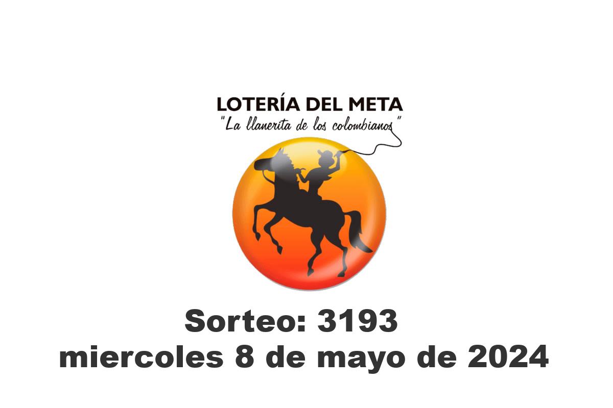 Lotería del Meta Miércoles 8 de Mayo del 2024