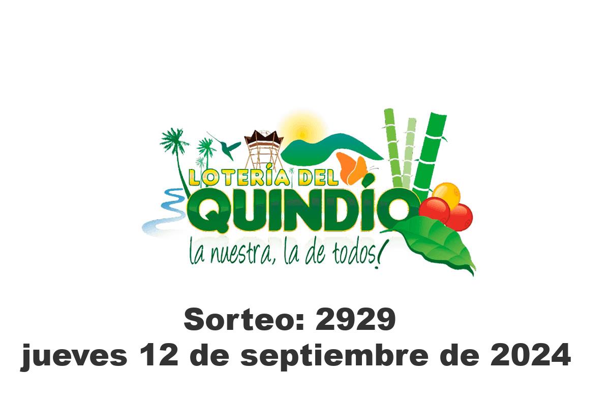 Lotería del Quindío Jueves 12 de Septiembre del 2024