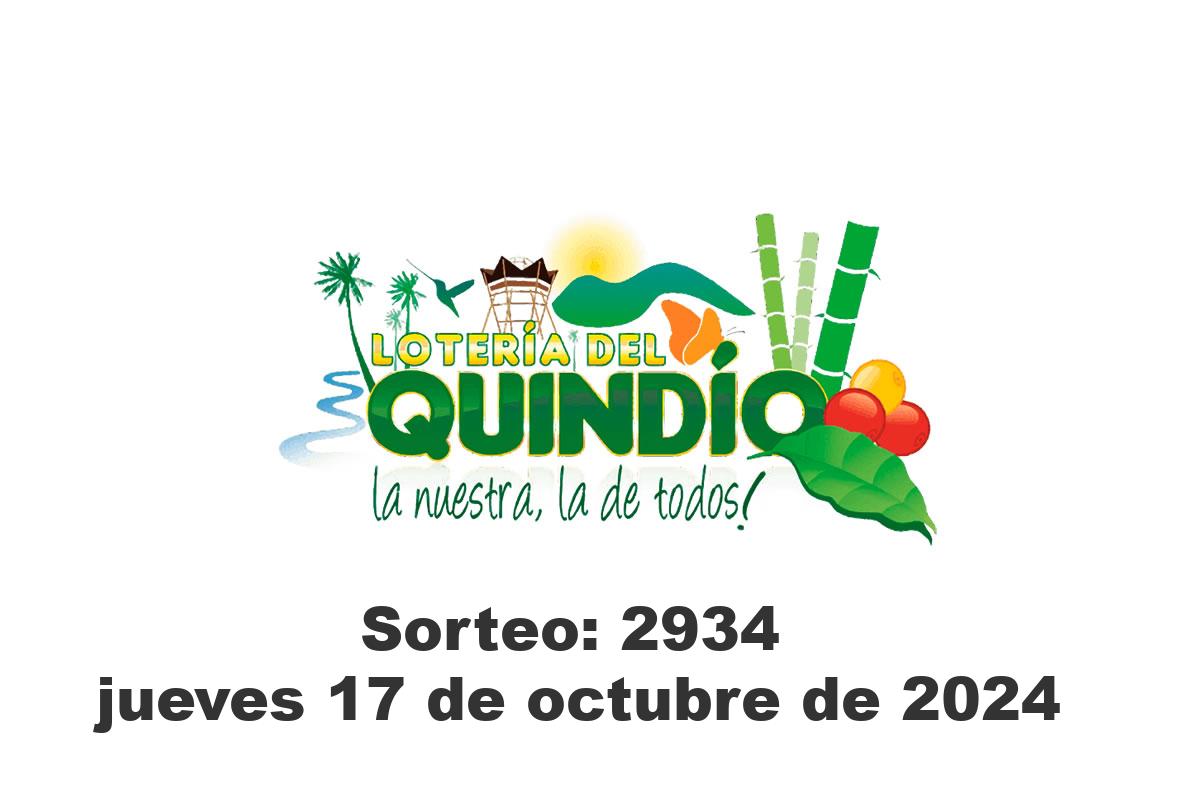 Lotería del Quindío Jueves 17 de Octubre del 2024