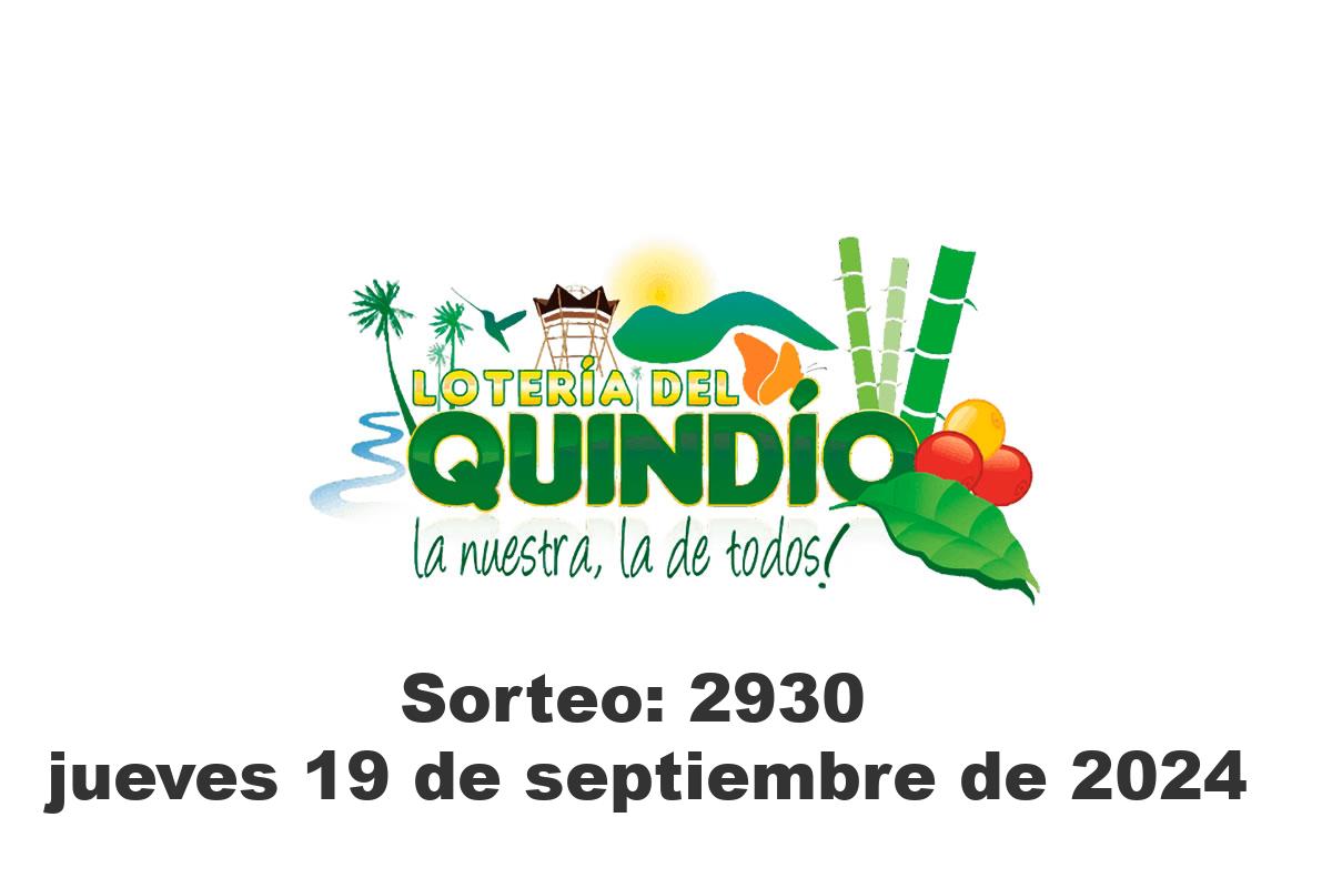 Lotería del Quindío Jueves 19 de Septiembre del 2024