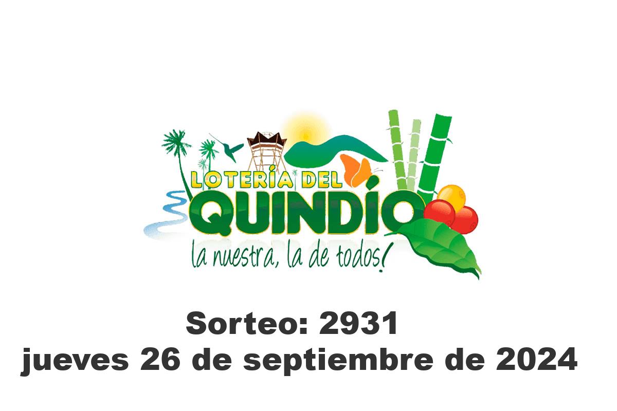 Lotería del Quindío Jueves 26 de Septiembre del 2024