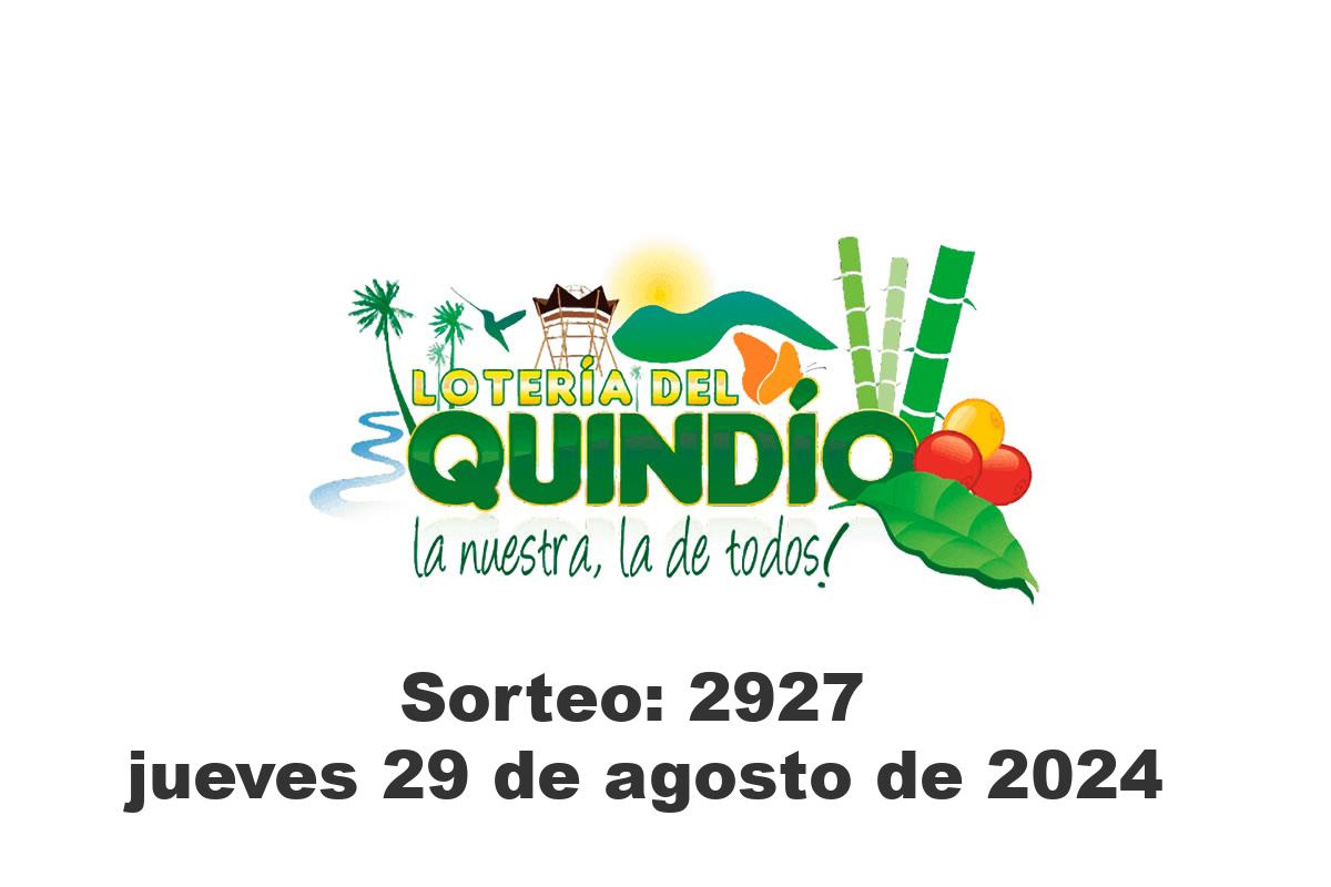 Lotería del Quindío Jueves 29 de Agosto del 2024