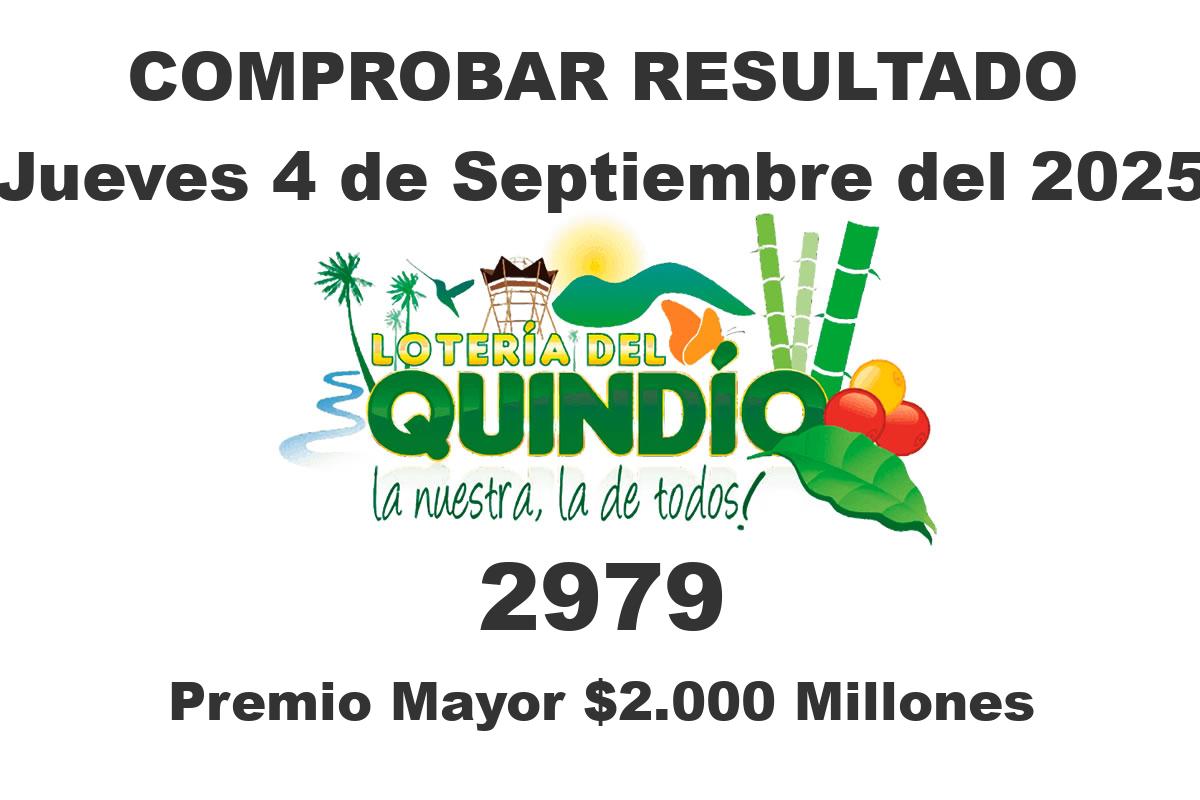 Lotería del Quindío Jueves 4 de Septiembre del 2025 Lotería del Quindío Jueves 4 de Septiembre del 2025