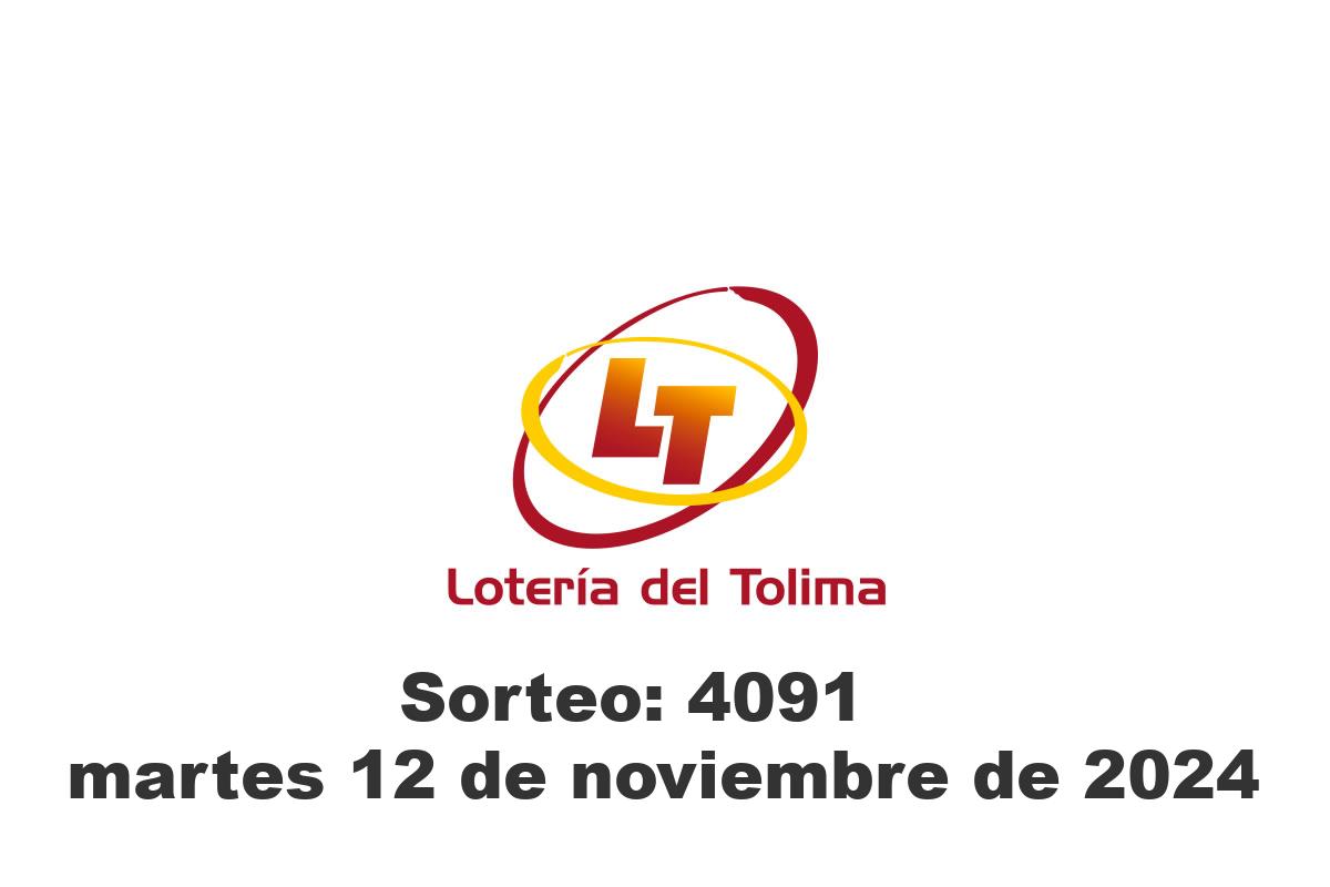 Lotería del Tolima Martes 12 de Noviembre del 2024