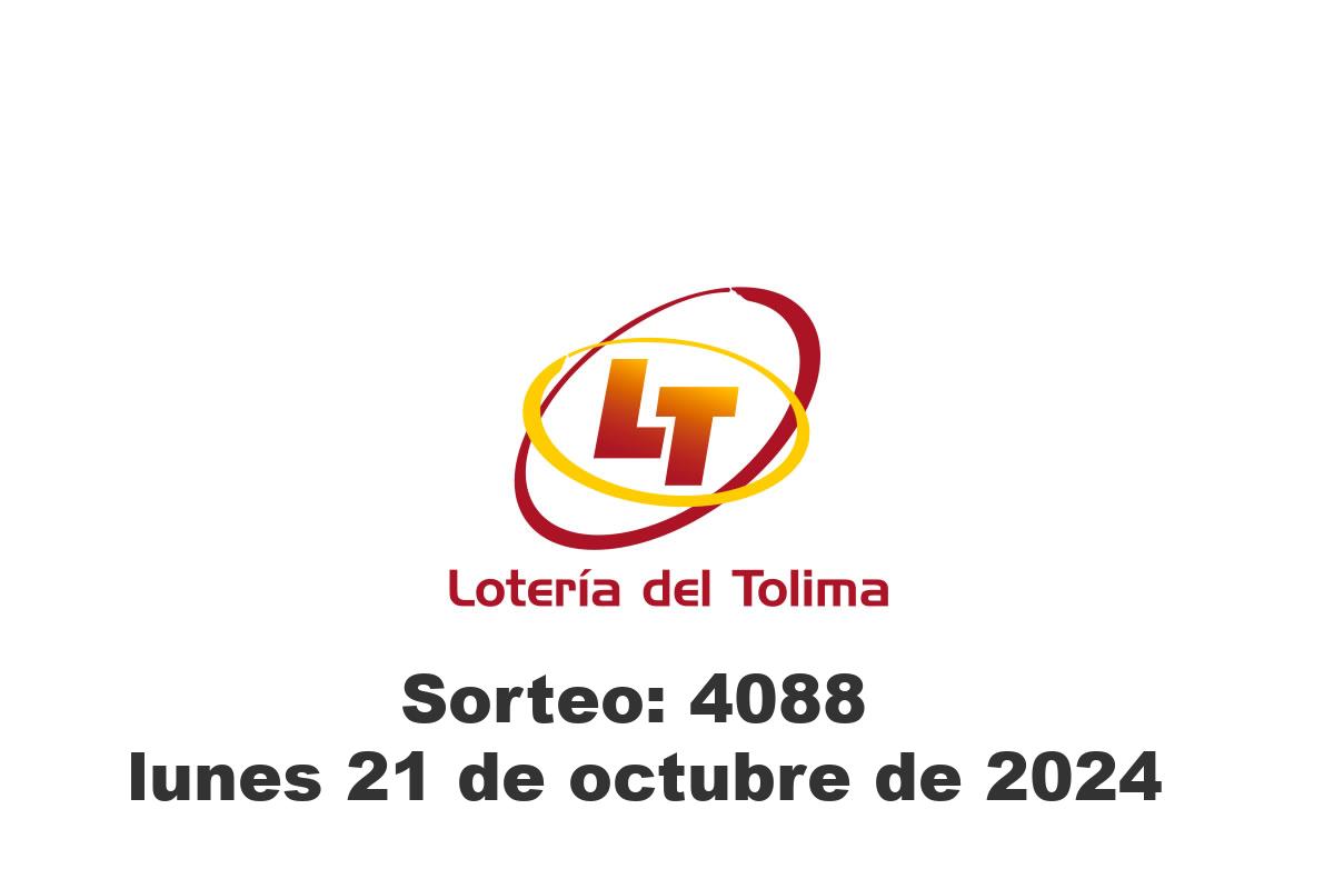 Lotería del Tolima Lunes 21 de Octubre del 2024