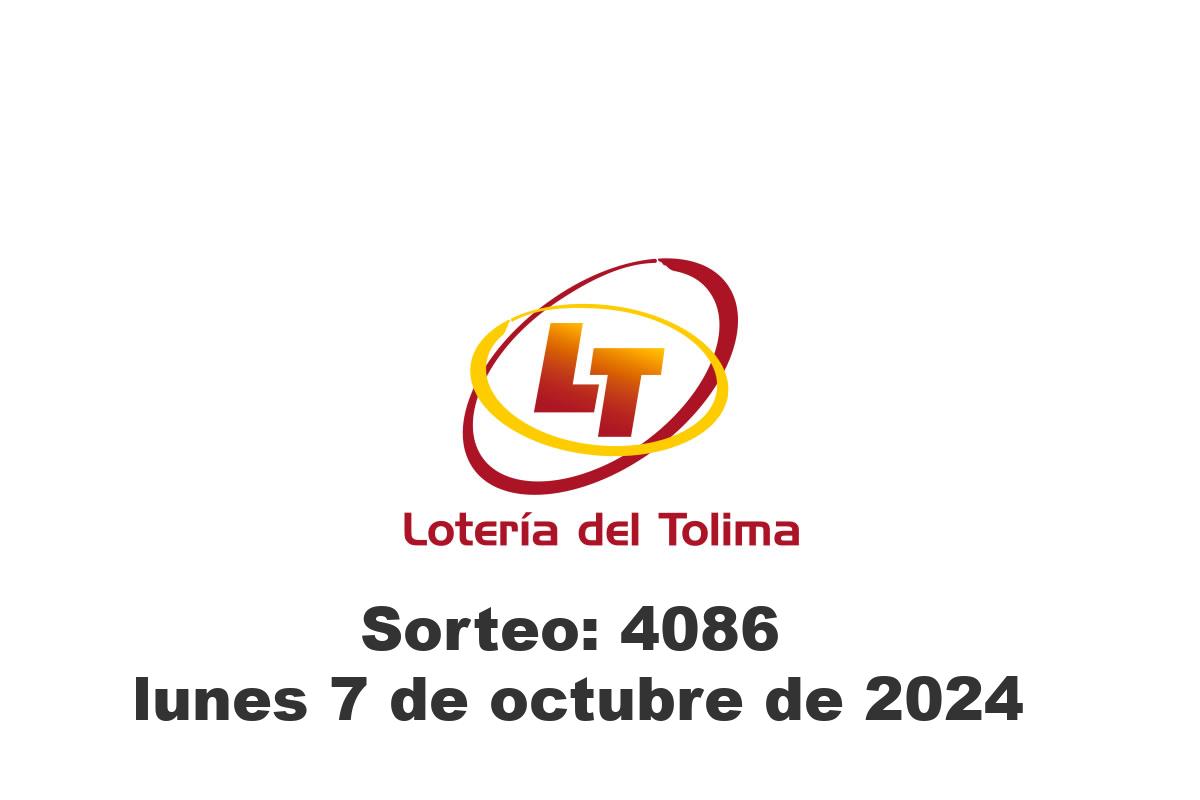 Lotería del Tolima Lunes 7 de Octubre del 2024