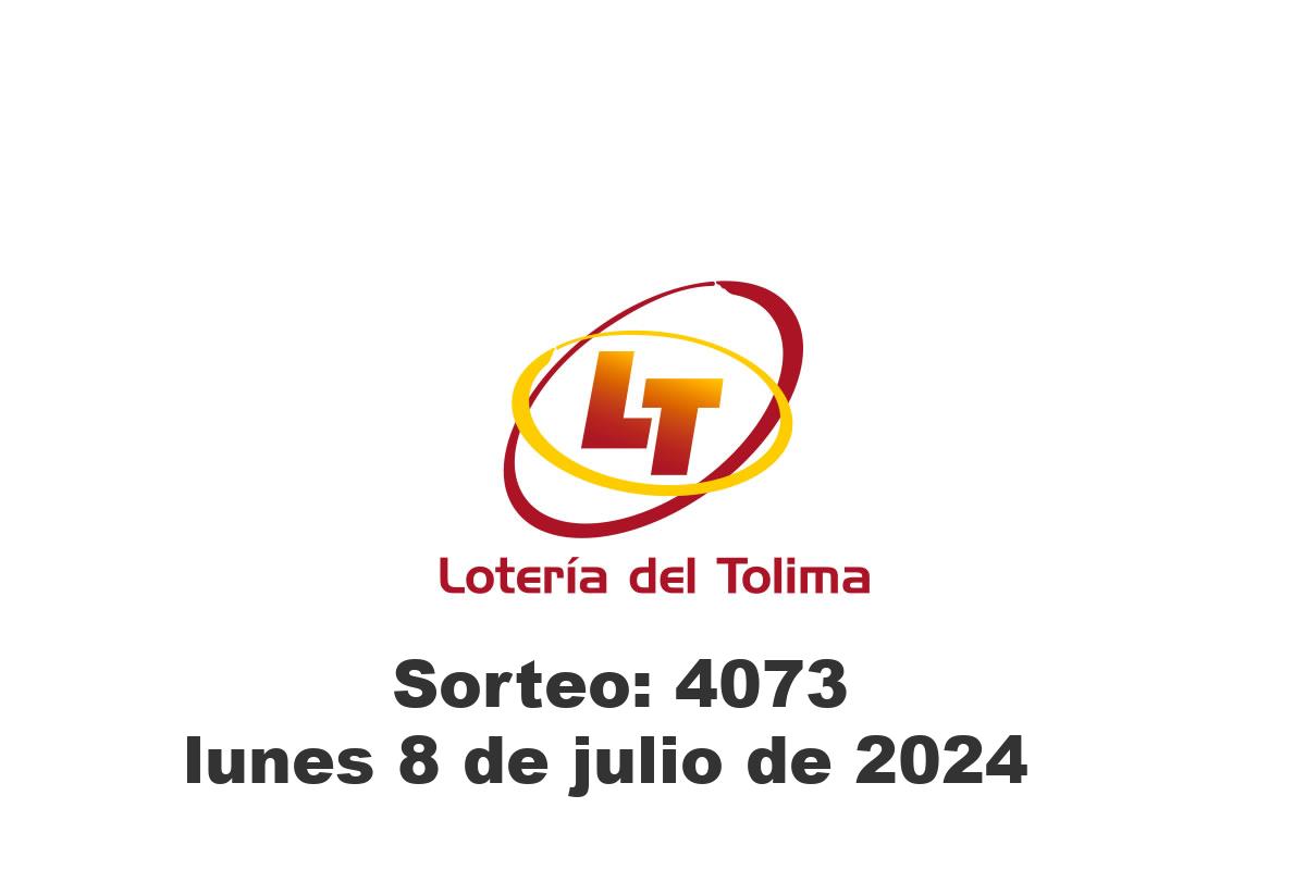 Lotería del Tolima Lunes 8 de Julio del 2024